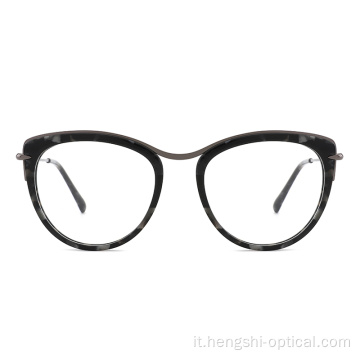 Telai per occhio per gatti acetato popolare di alta qualità di alta qualità occhiali ottici